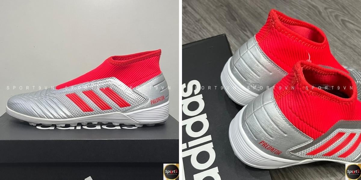 Giày bóng đá Adidas Predator 19.3 TF Đỏ/Bạc